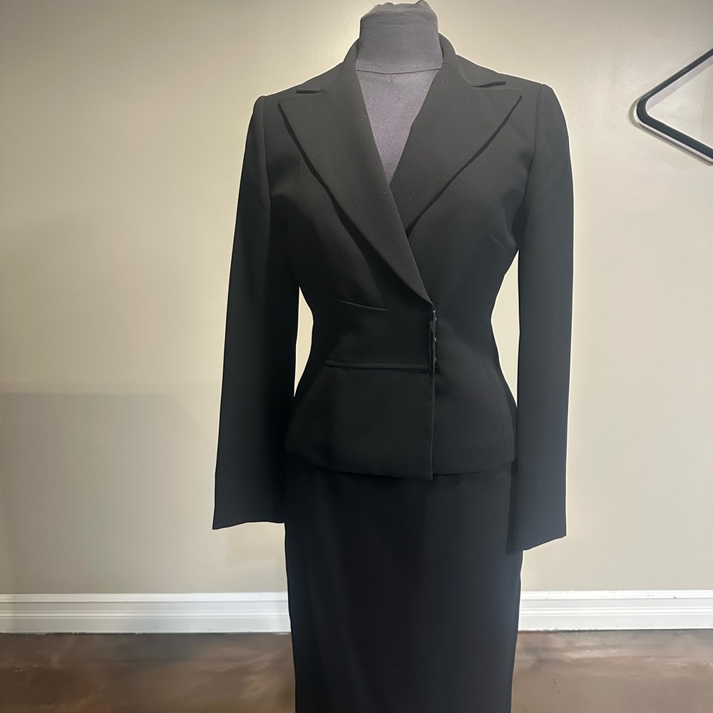 Tahari Black Blazer Suit Jacket